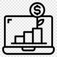 Увеличение, расширение, увеличение объема продаж, рост Значок svg