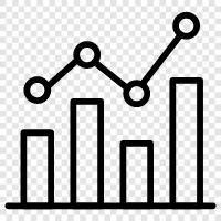 increase graph, graphs, exponential growth, linear growth icon svg