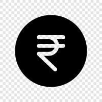 Indian Rupee, Indian Currency, Rupee Exchange Rate, Rupee Currency icon svg