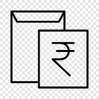 Indian Rupee, currency, exchange rate, money icon svg