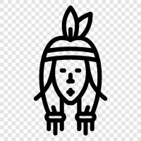 indian woman, native american women, indian women, native americ icon svg