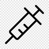 injection drug, intravenous drug, intramuscular, intravenous icon svg