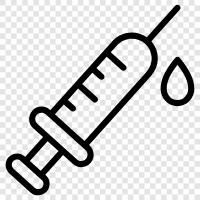 enjeksiyon, ilaç, sağlık, Syringe ikon svg