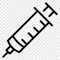 injection drugs, needle, syringe, heroin icon svg