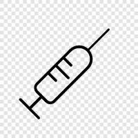 injection, needles, medical, health icon svg