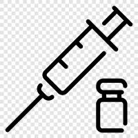 injection, medication, health, care icon svg