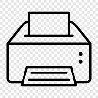 ink cartridges, printer ink, printer toner, printer paper Pr icon svg