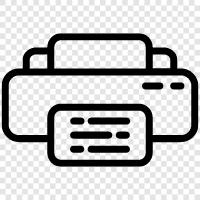 ink, cartridges, toner, paper icon svg