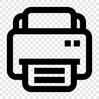 ink, cartridges, paper, printers icon svg