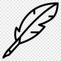 ink pen, fountain pen, writing instrument, quill pen icon svg