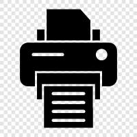 ink, Canon, printer, Dell icon svg