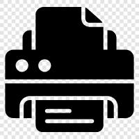 inkjet, laser, toner, cartridge icon svg