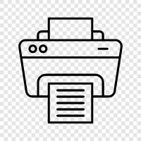 inkjet, printing, laser, copier icon svg