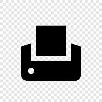 inkjet, laser, toner, printer icon svg