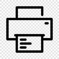 inkjet, printer cartridges, printer toner, printer problems icon svg