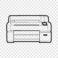 inkjet, laser, toner, printer cartridges icon svg