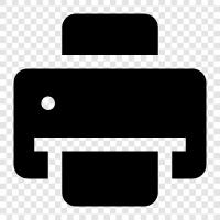 inkjet, laser, toner, cartridge icon svg