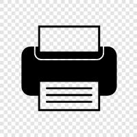 inkjet, laser, printer cartridge, printer ink icon svg