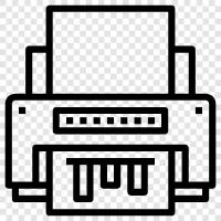 inkjet, laser, toner, Repair icon svg