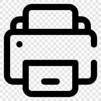 inkjet, ink, paper, printer icon svg