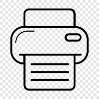 Inkjet, Monochrome, Color, Printers icon svg