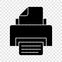 inkjet printer, laser printer, printer cartridge, printer ink icon svg