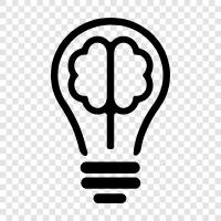 innovative, imaginative, creative thinking, brainstorming icon svg