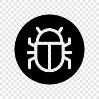 insects, creepy crawlies, arachnids, Bug icon svg