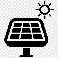 install, solar, power, solar energy icon svg