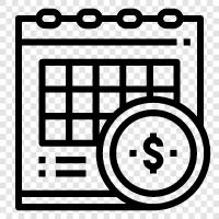 installment, pay, payday, loan icon svg