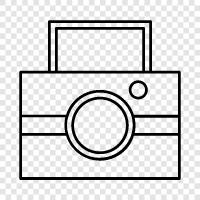 instant film, cameras, photos, film icon svg