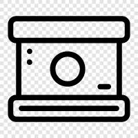 instant film, camera, vintage, retro icon svg