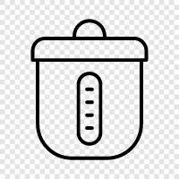 Instant Pot, Crockpot, elektrischer Druckkocher, Druckkocher symbol