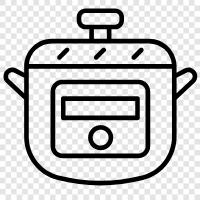 Instant Pot, Electric Pressure Cooker, Pressure Cooker Recipe, Pressure Cook icon svg