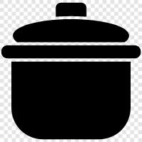 Instant Pot, Electric Pressure Cooker, Slow Cooker, 6 Quart icon svg