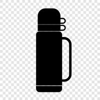 insulated, lunch, bottles, food icon svg