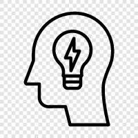 intelligence, brain, consciousness, thoughts icon svg