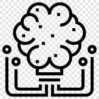 intelligence, cerebrum, neuron, memory icon svg