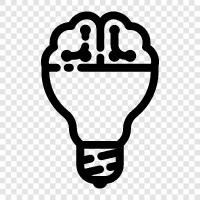 intelligence, brain, thinking, thinking process icon svg