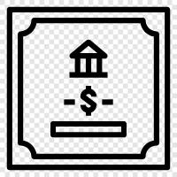 interest, rates, treasury, coupon icon svg