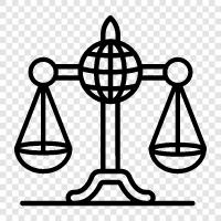 international organizations, international criminal law, international trade law, human rights icon svg