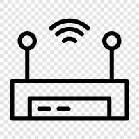 Internet, Telefon, Breitband, Stimme symbol