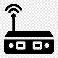 internet, modem, router, configuration icon svg