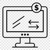 internet, website, online shopping, online banking icon svg