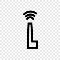 internet, wireless, router, signal icon svg