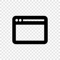 Internet, Browser icon svg