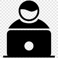 internet, laptop, computer science, programming icon svg