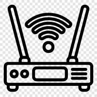 internet, broadband, router, modem icon svg