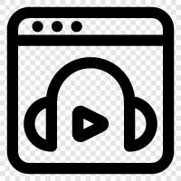 internet radio, audio podcast, audio streaming, online radio icon svg