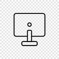 internet, computer, display, data icon svg